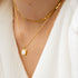 Square White Shell Necklace